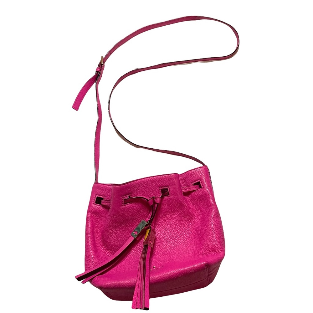 Hot Pink Leather Kate Spade Crossbody